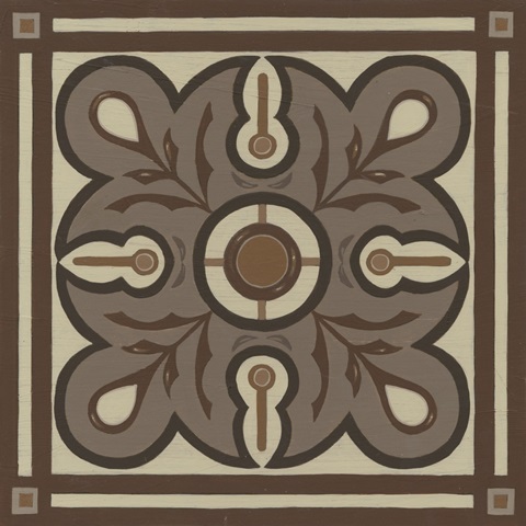 Piazza Tile in Brown III