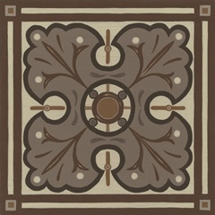 Piazza Tile in Brown IV
