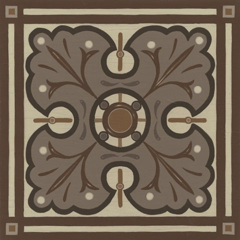 Piazza Tile in Brown IV