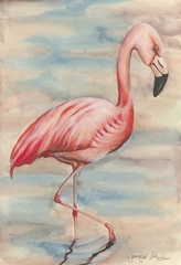 Pink Flamingo I