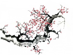 Plum Blossom Branch III
