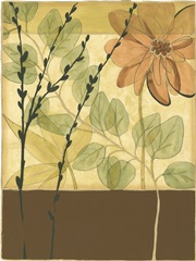 Printed Tranquil Garden I