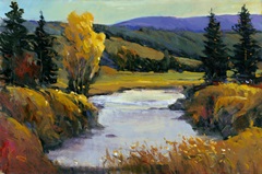 Purple Mountain View I