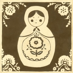 Russian Doll in Brown