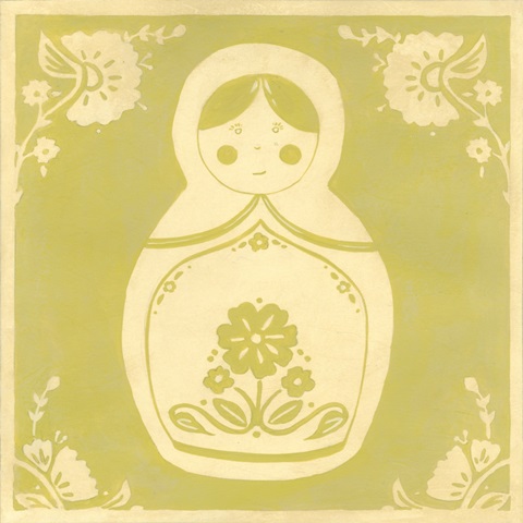 Russian Doll in Green