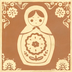 Russian Doll in Orange