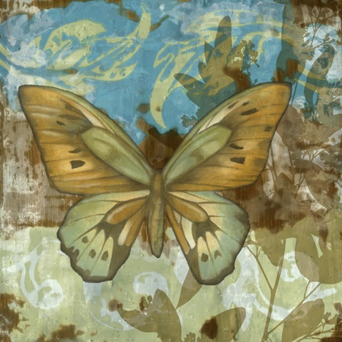 Rustic Butterfly I