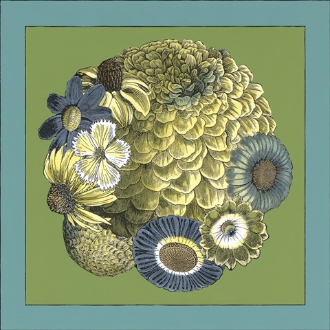 Small Celadon Bouquet II