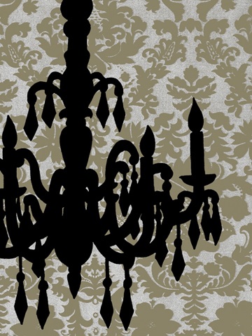 Small Chandelier Silhouette II