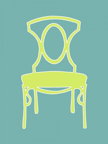 Small Graphic Chair I