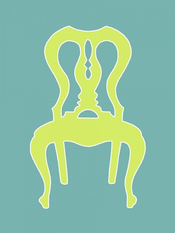 Small Graphic Chair II