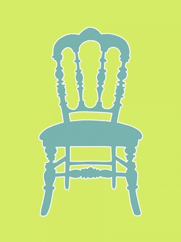 Small Graphic Chair III
