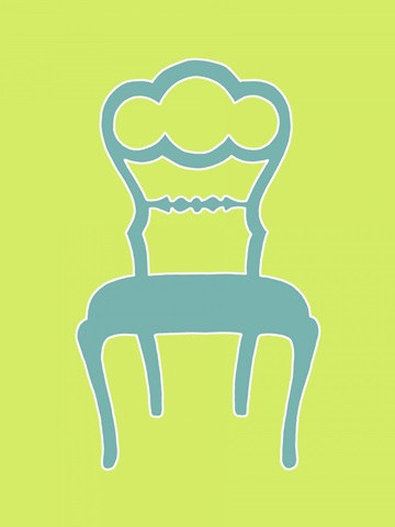 Small Graphic Chair IV