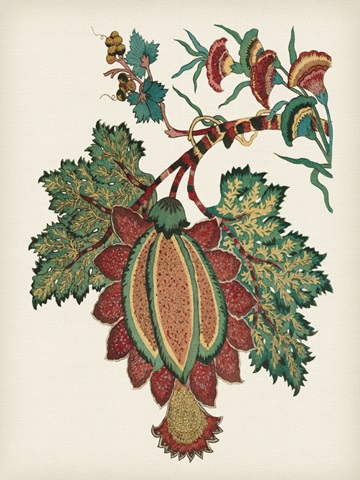 Small Jacobean Floral II