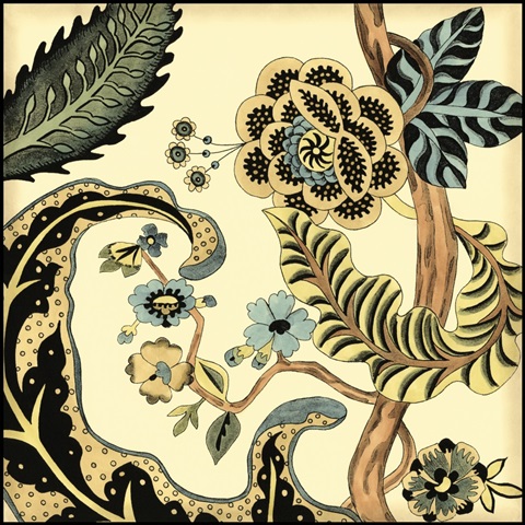 Small Jacobean Tile I