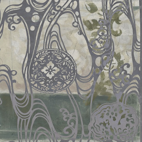 Small Medallions and Damask IV