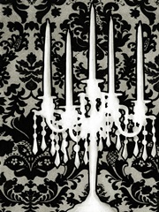 Small Patterned Candelabra I