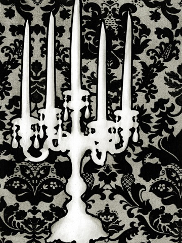 Small Patterned Candelabra II