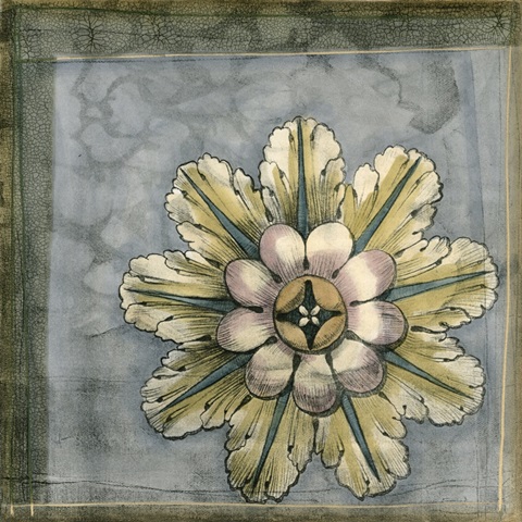 Small Rosette and Damask II