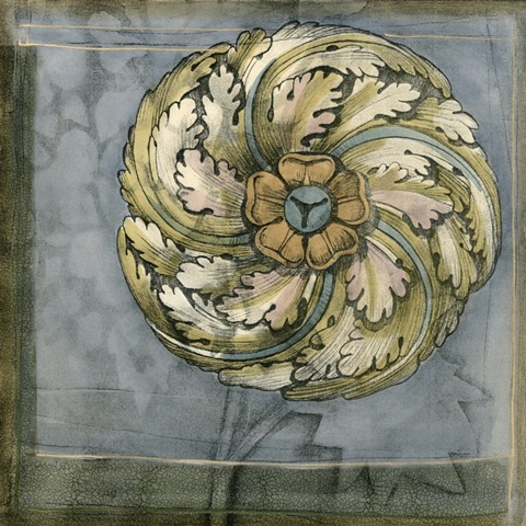 Small Rosette and Damask III