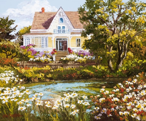 Overlooking the Pond