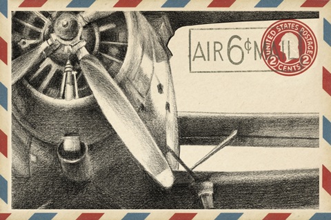 Small Vintage Airmail II