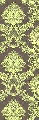 Small Vivid Damask in Green I