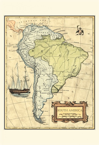 South America Map