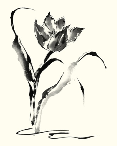 Studies in Ink - Tulip