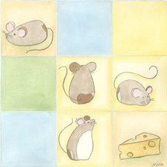 Tic-tac Mice in Blue
