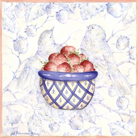 Toile and Berries I