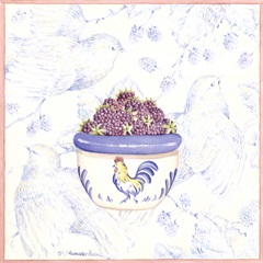Toile and Berries II