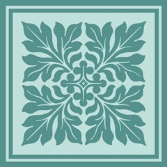 Tonal Woodblock in Blue II