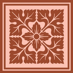 Tonal Woodblock in Coral IV