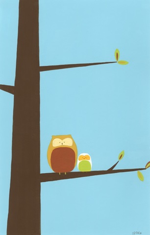Tree-top Owls I