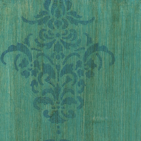 Verdigris Damask I