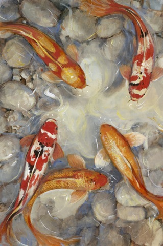Vibrant Koi I