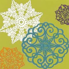 Vibrant Winter Lace I