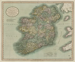 Vintage Map of Ireland