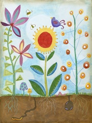 Whimsical Flower Garden II