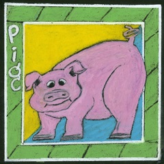 Whimsical Pig