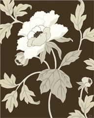 Neutral Peony Elegance I