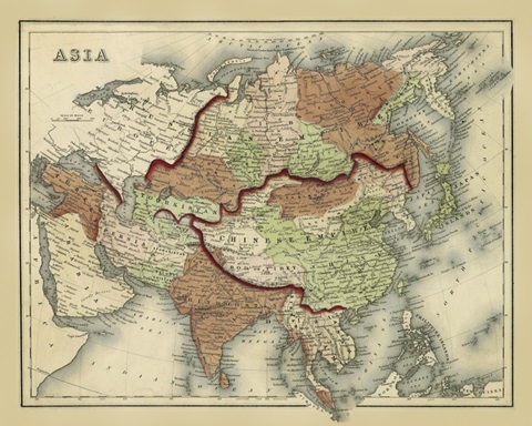 Antique Map of Asia