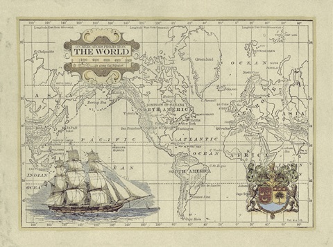 Antique Map of the World