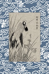 Asian Crane Panel II