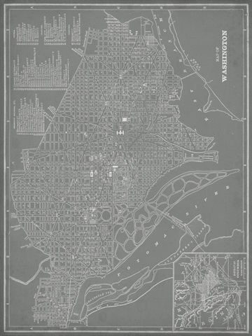City Map of Washington, D.C.