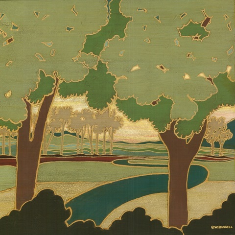 Arts and Crafts Landscape I