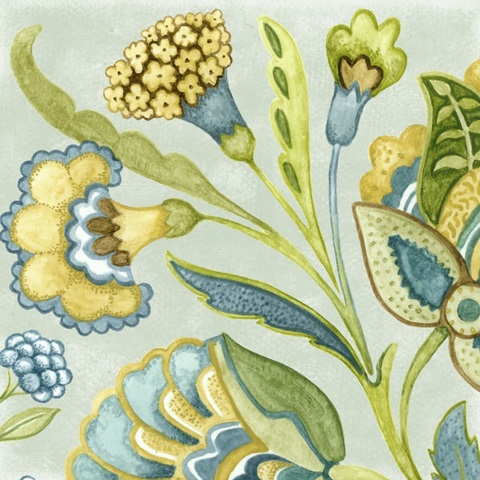 Decorative Golden Bloom I