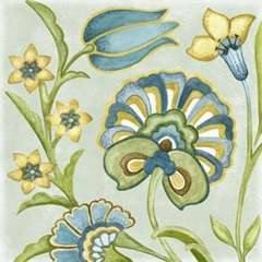 Decorative Golden Bloom II