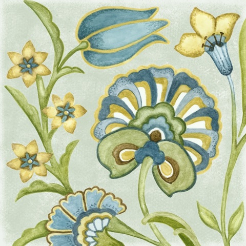 Decorative Golden Bloom II